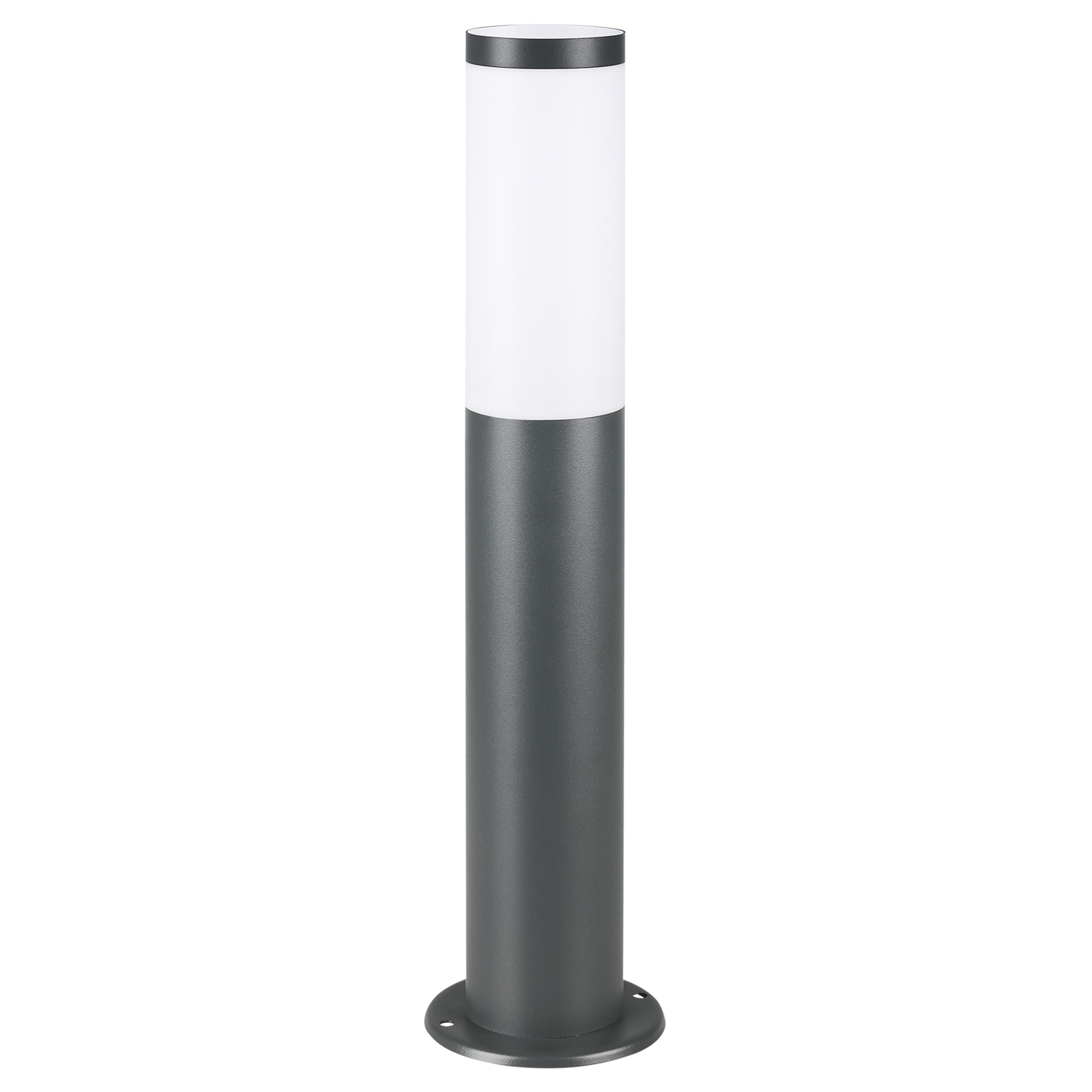Lampadaire Dahlia anthracite en acier inoxydable extérieur